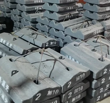 manganese steel casting of wear parts