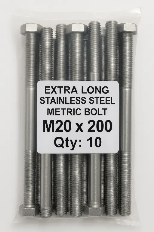 Extra Long Stainless Steel Bolts